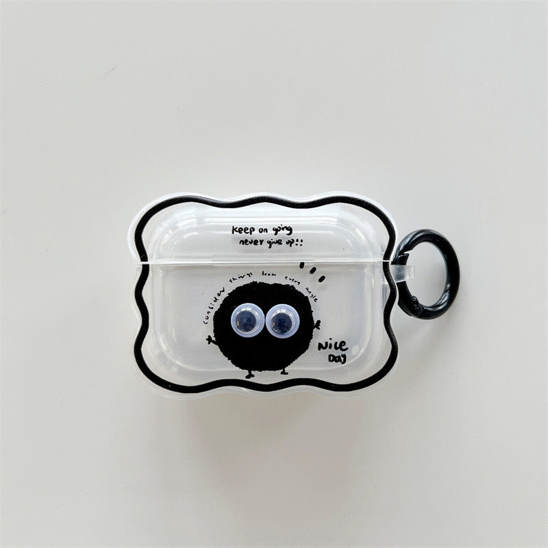 Coal Ball 3D Eye AirPods Case
