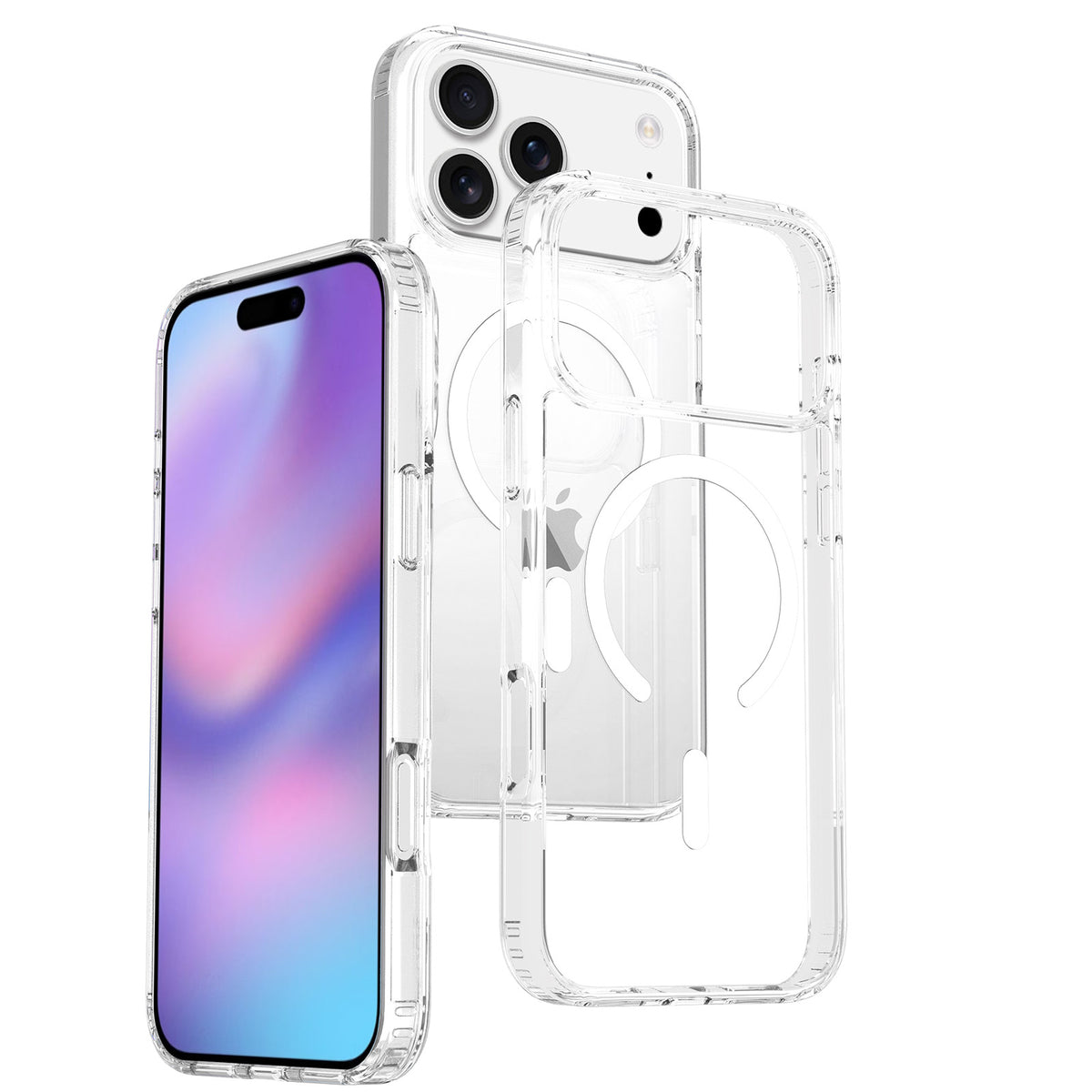 Ultra-Clear Strong Magnetic Suction Transparent Case for iPhone
