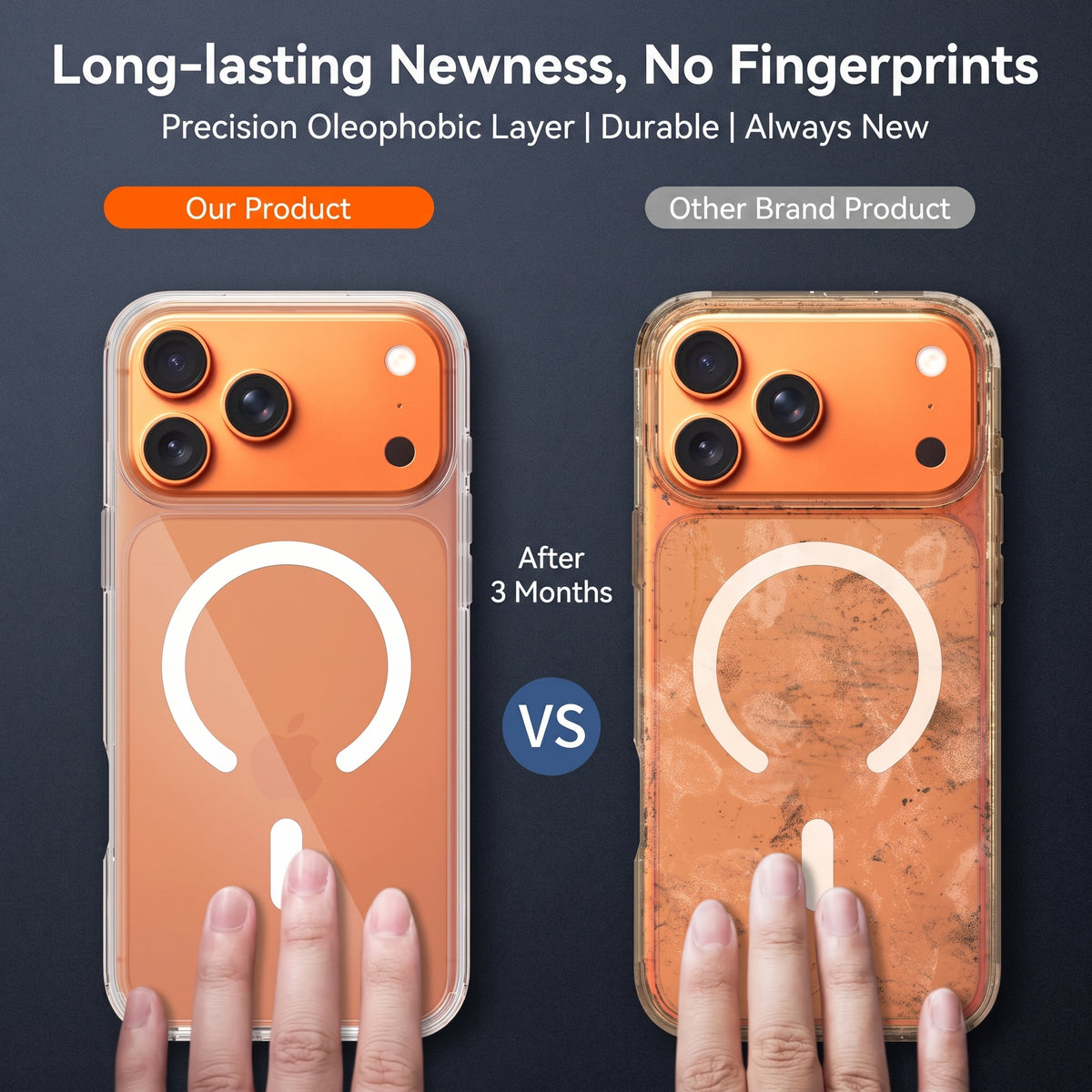 Ultra-Clear Strong Magnetic Suction Transparent Case for iPhone