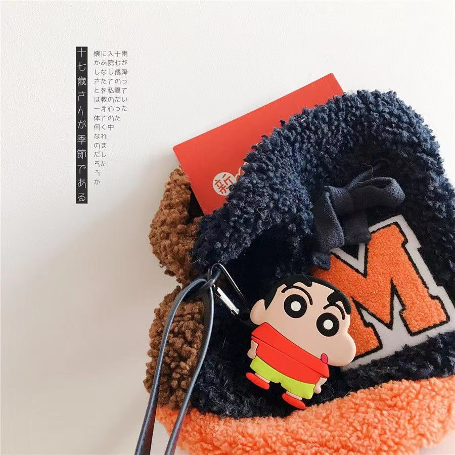 Cute Cartoon Boy AirPods Case (Black Only) - SKmobile Canada