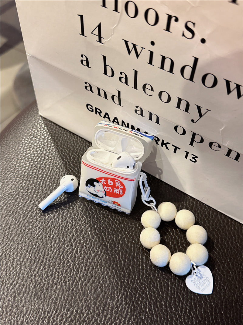 Big White Rabbit AirPods Case - SKmobile Canada