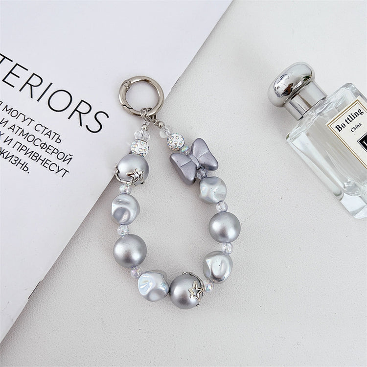 Asymmetric Silver Bow Chain Strap