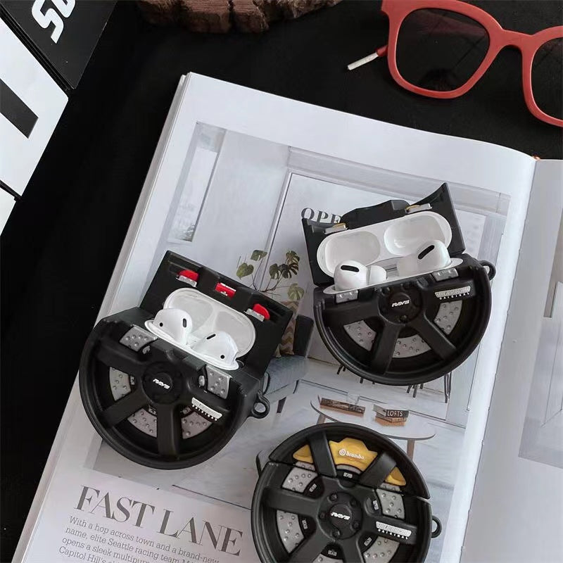 Wheel Rim AirPods Silicone Case (Red Only) - SKmobile Canada