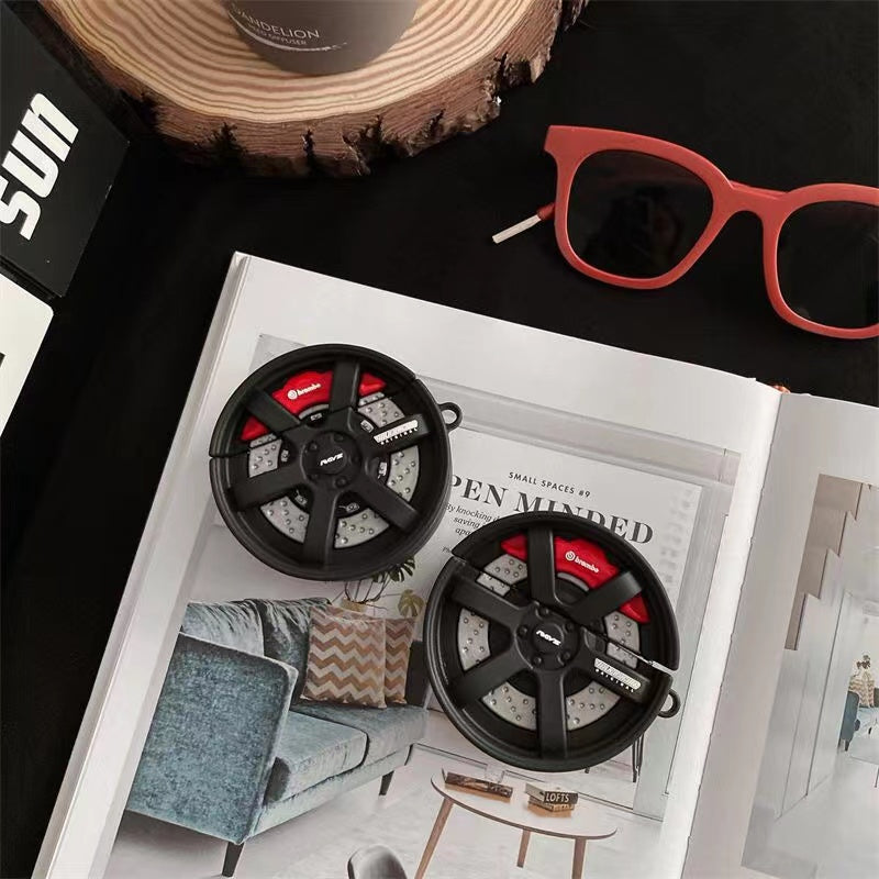 Wheel Rim AirPods Silicone Case (Red Only) - SKmobile Canada