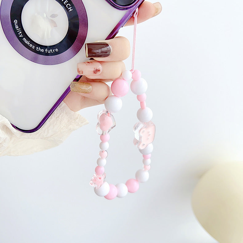 Pentagram Bear Hearts Wrist Strap