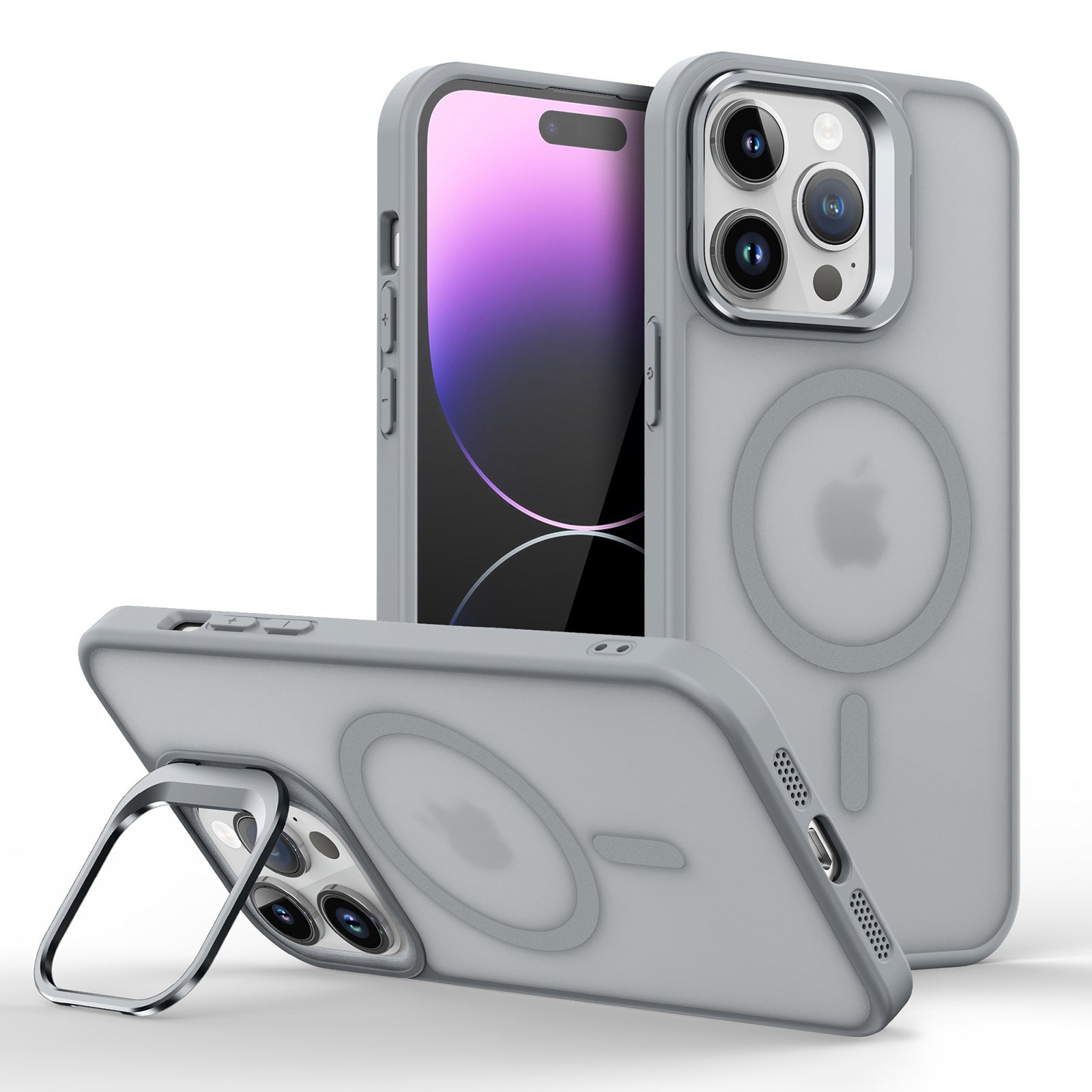 MagSafe Phone Case with Kick Stand for iPhones