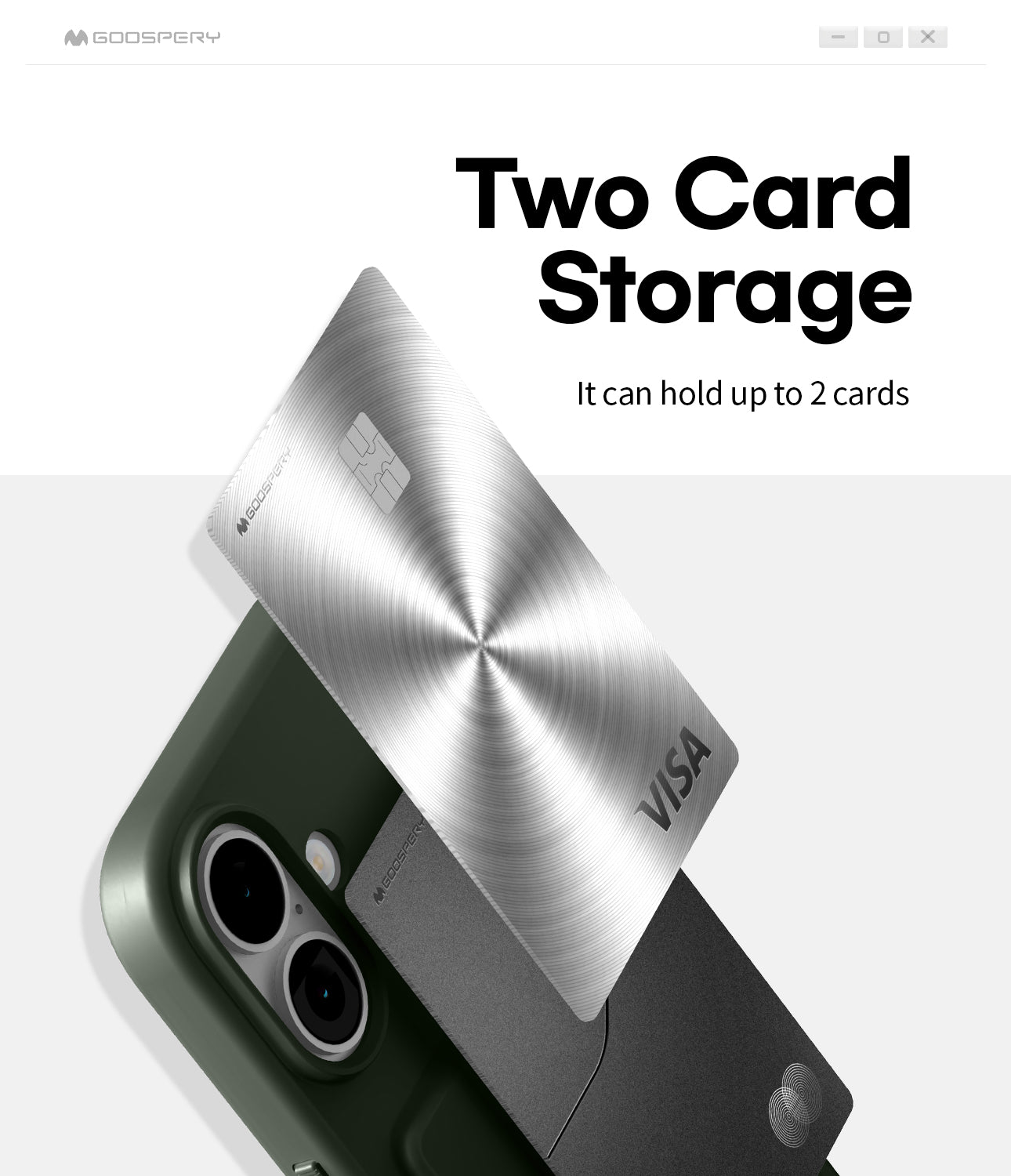 Rail 2 Card Case for iPhone 17