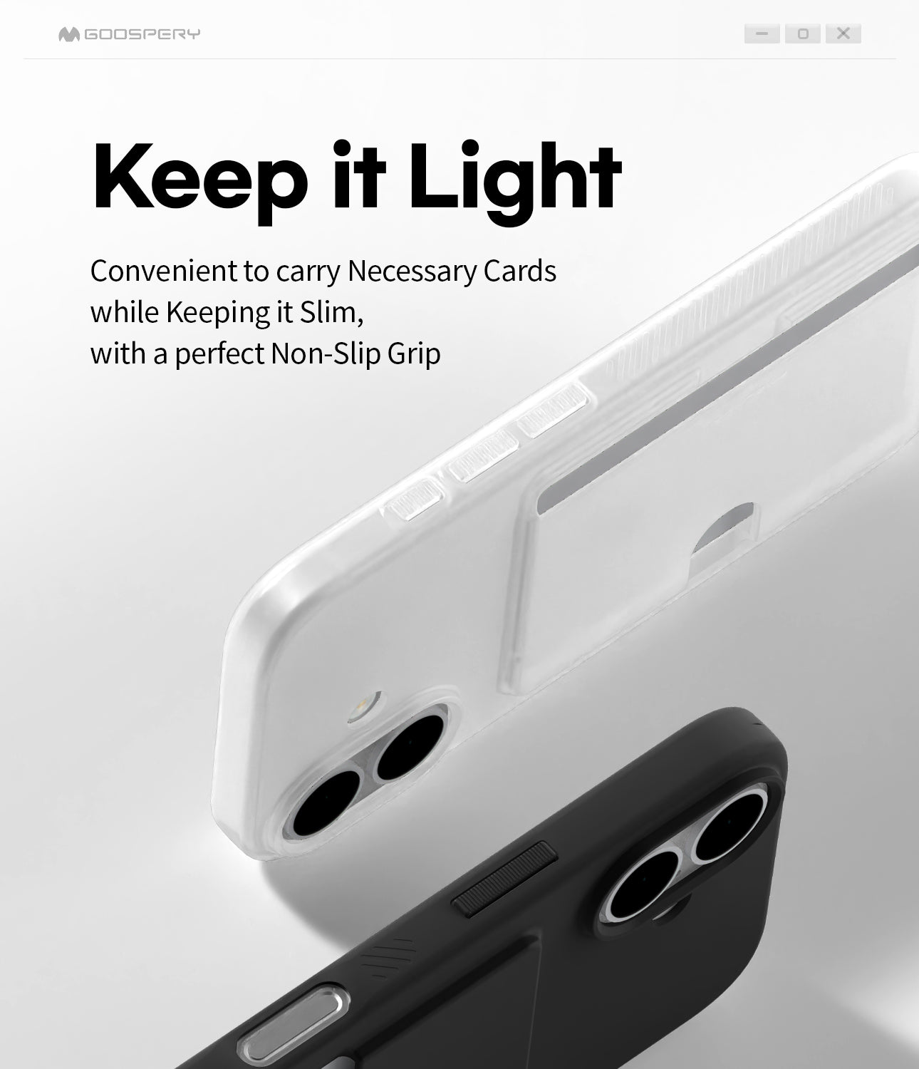 Rail 2 Card Case for iPhone 17