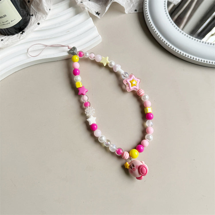 Hot Pink Monster Star Wrist Strap