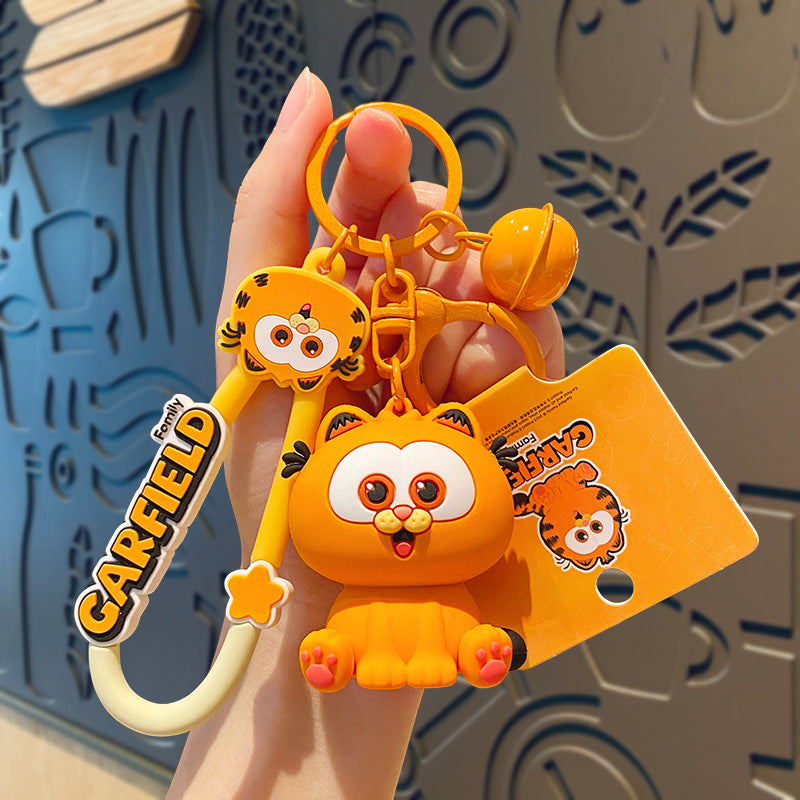 Garfield Cute and Obedient Keychain Charm