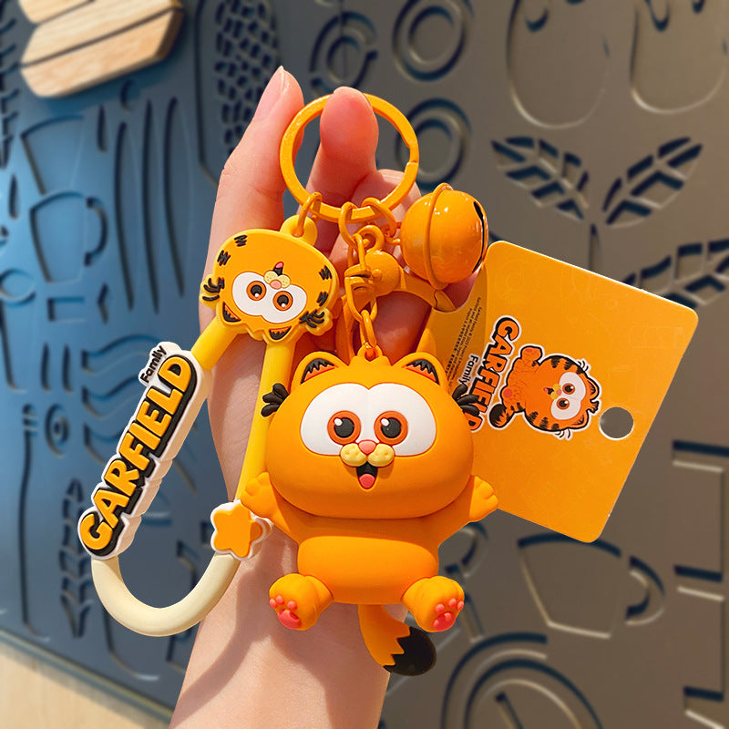 Garfield Hugs Keychain Charm