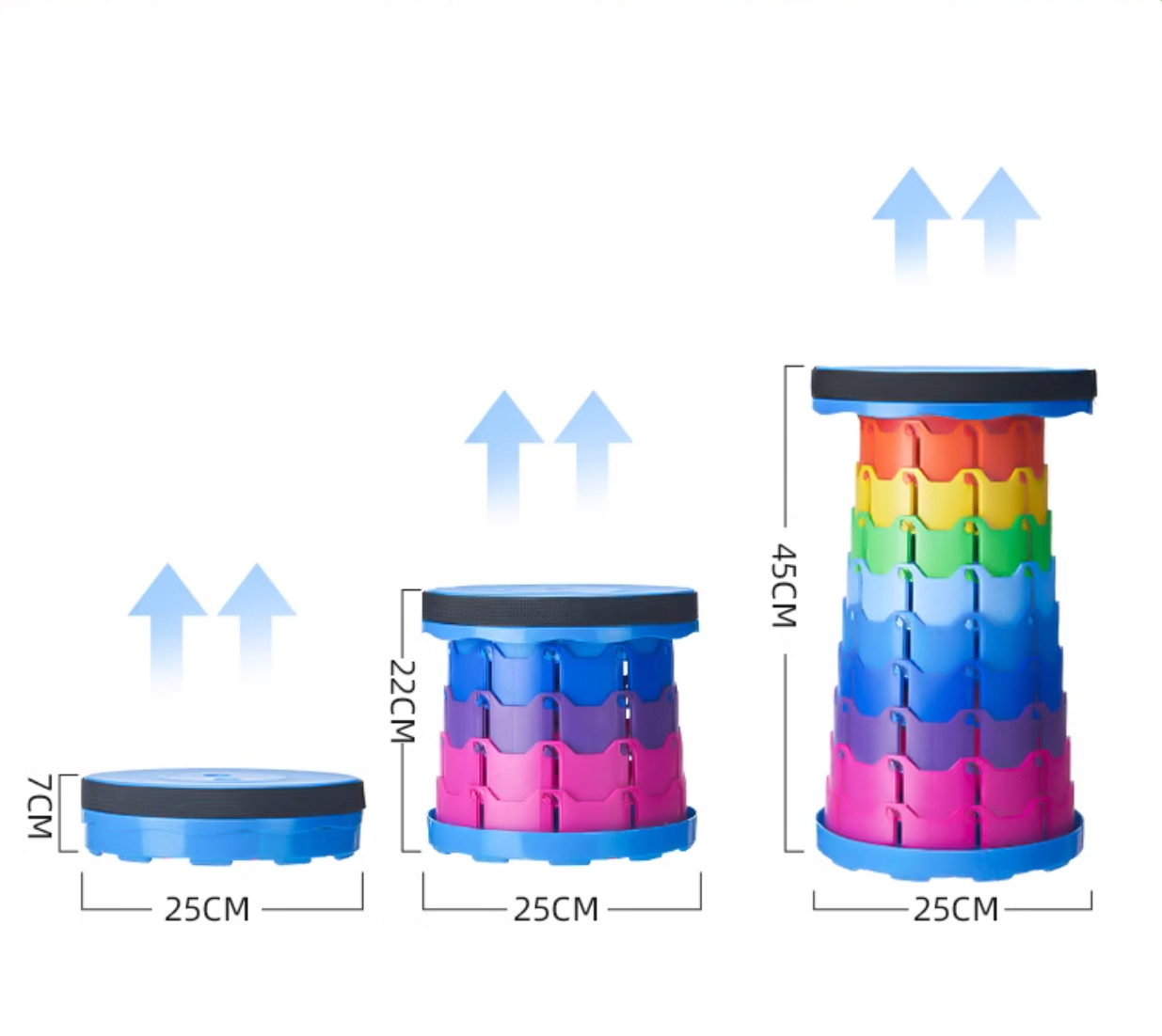 Retractable Portable Collapsible Folding Chair & Stool - SKmobile Canada