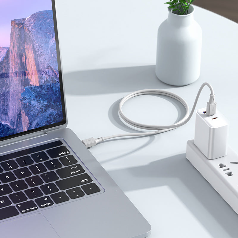 Hoco 60W Silicone USB-C to USB-C Data and Charge Cable (1m) - SKmobile Canada