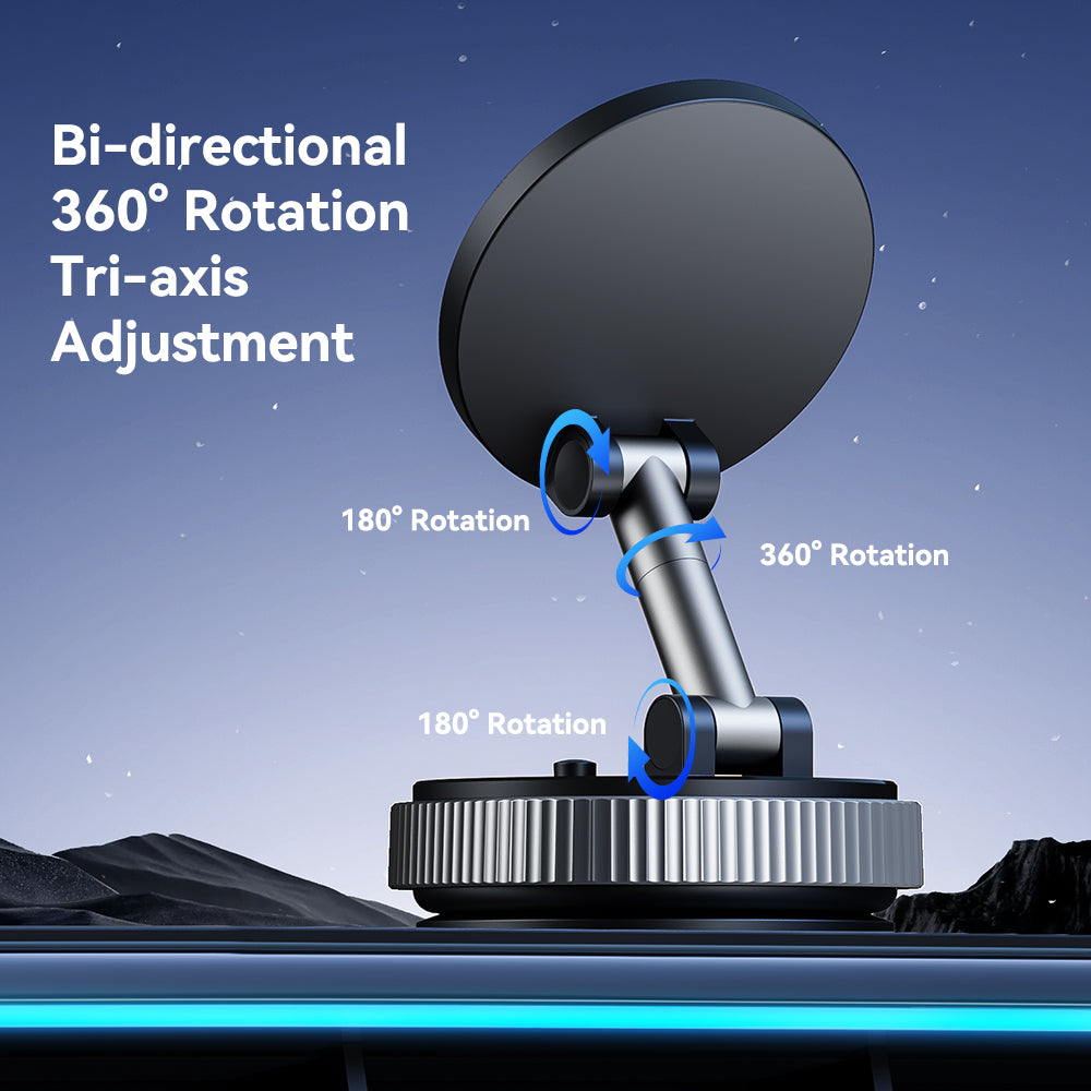 ROCK QS6 Vacuum Suction Cup Magnetic Phone Holder