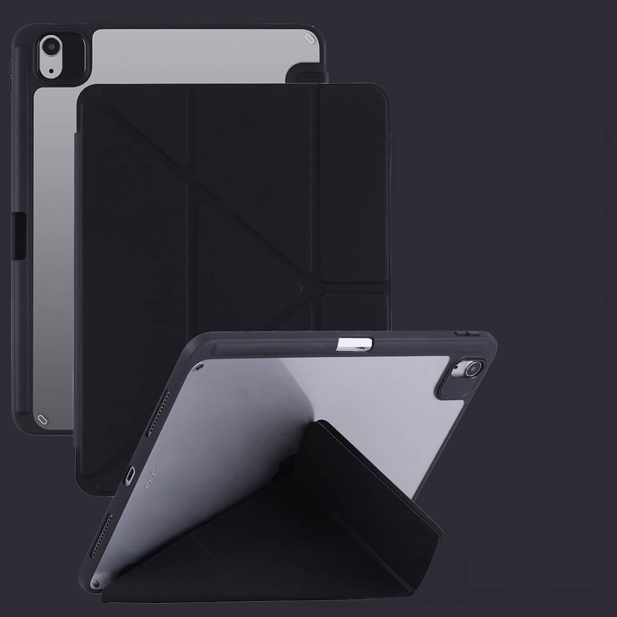 iPad Triangular-Fold Case with Pencil Slot