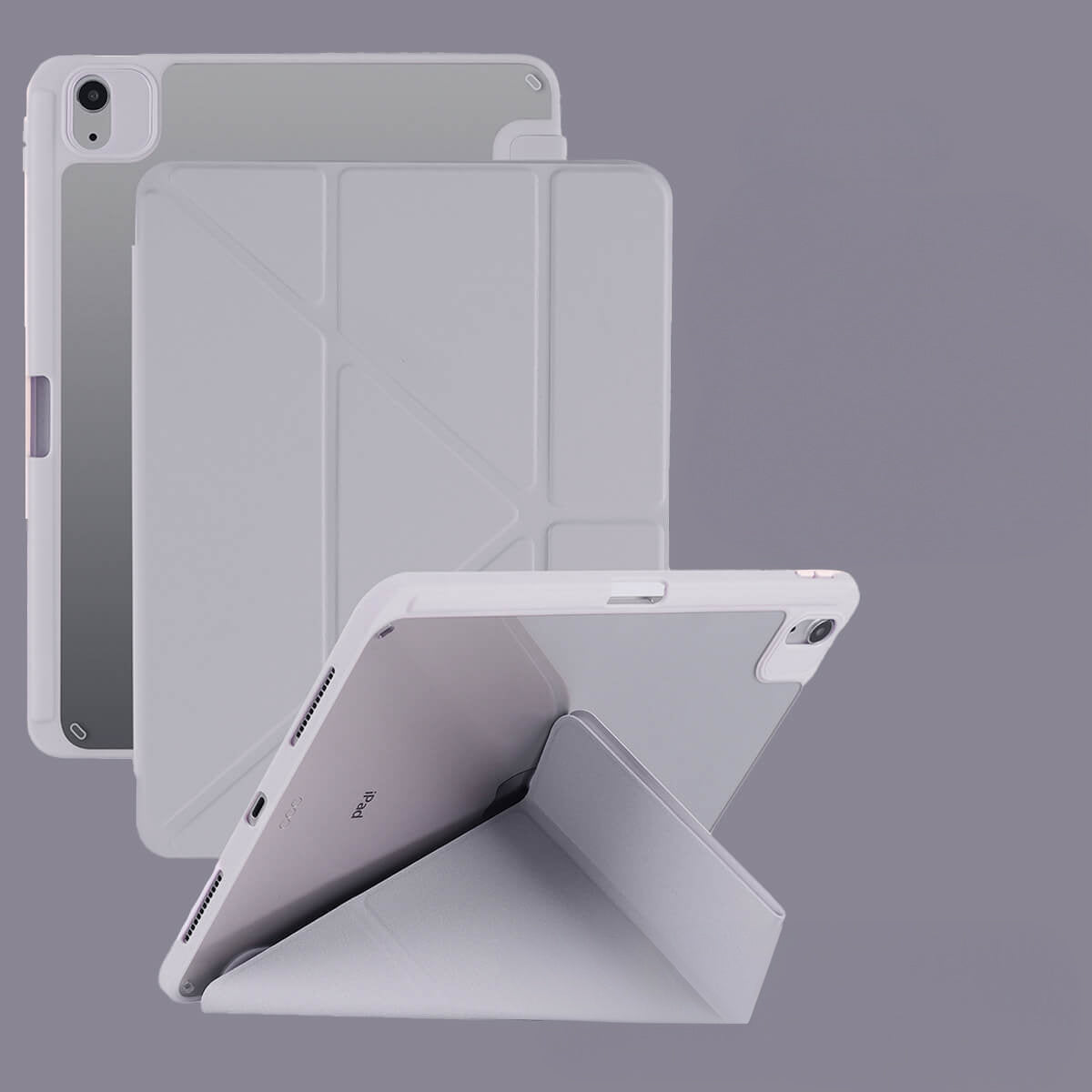 iPad Triangular-Fold Case with Pencil Slot