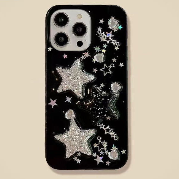 3D Epoxy Star Phone Case for iPhones