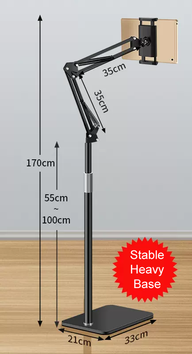 iPad & Phone Stand with Extra Heavy Base (1.7m) - SKmobile Canada