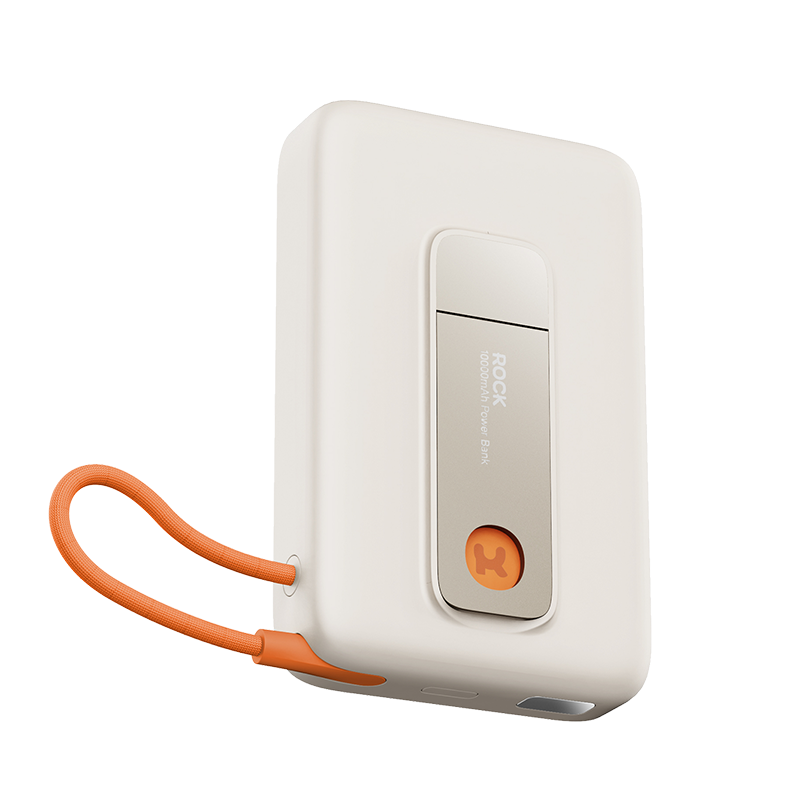 3C Certified P28 Pro PD 22.5W Magnetic Wireless Fast Charging Power Bank with Built-in Cable (10000mAh)