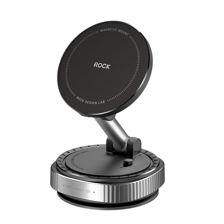 Multi Surface Magnetic Phone Holder with Vacuum Suction for Car Desk