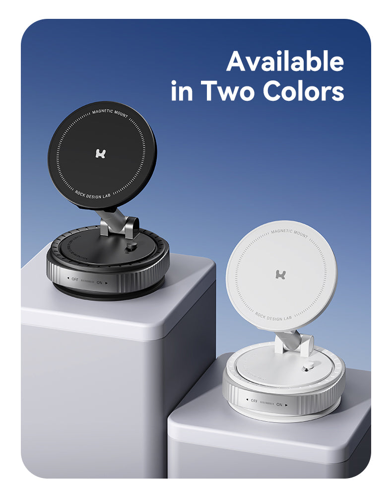 ROCK QS6 Vacuum Suction Cup Magnetic Phone Holder