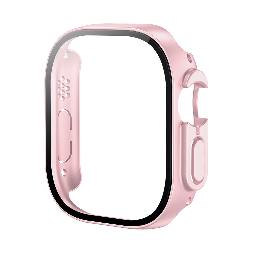 Rugged Dual-Layer Impact Protection Case with Integrated Screen Shield for Apple Watch