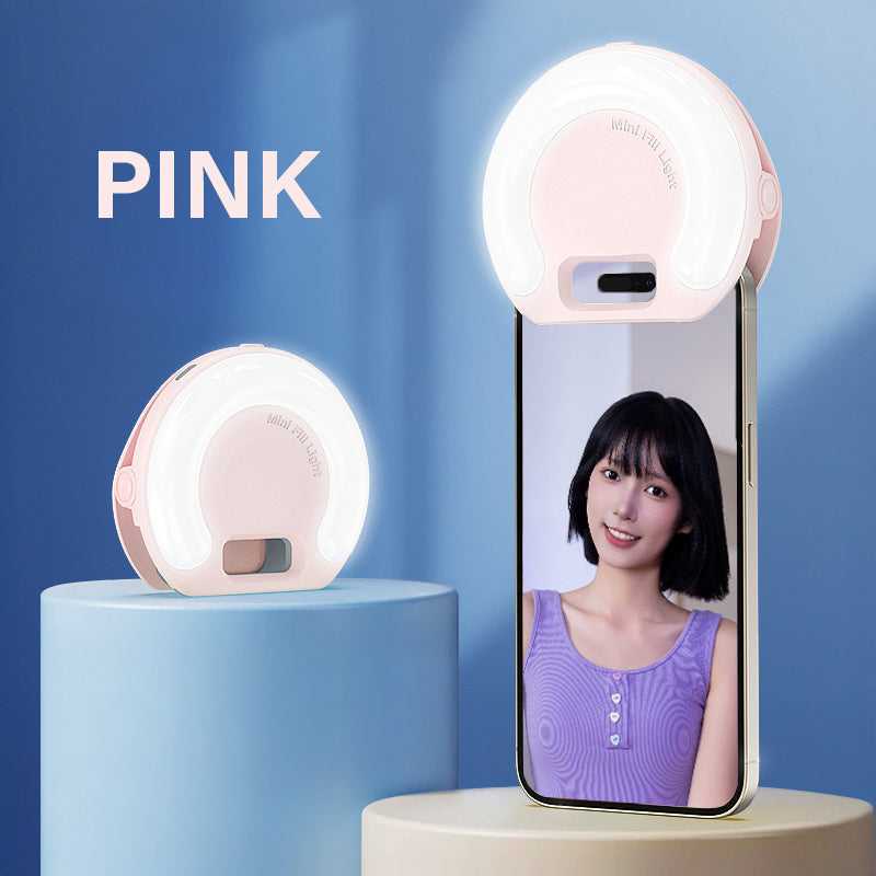 C-Shape Mini Fill Light (D7) - Professional Portable Lighting