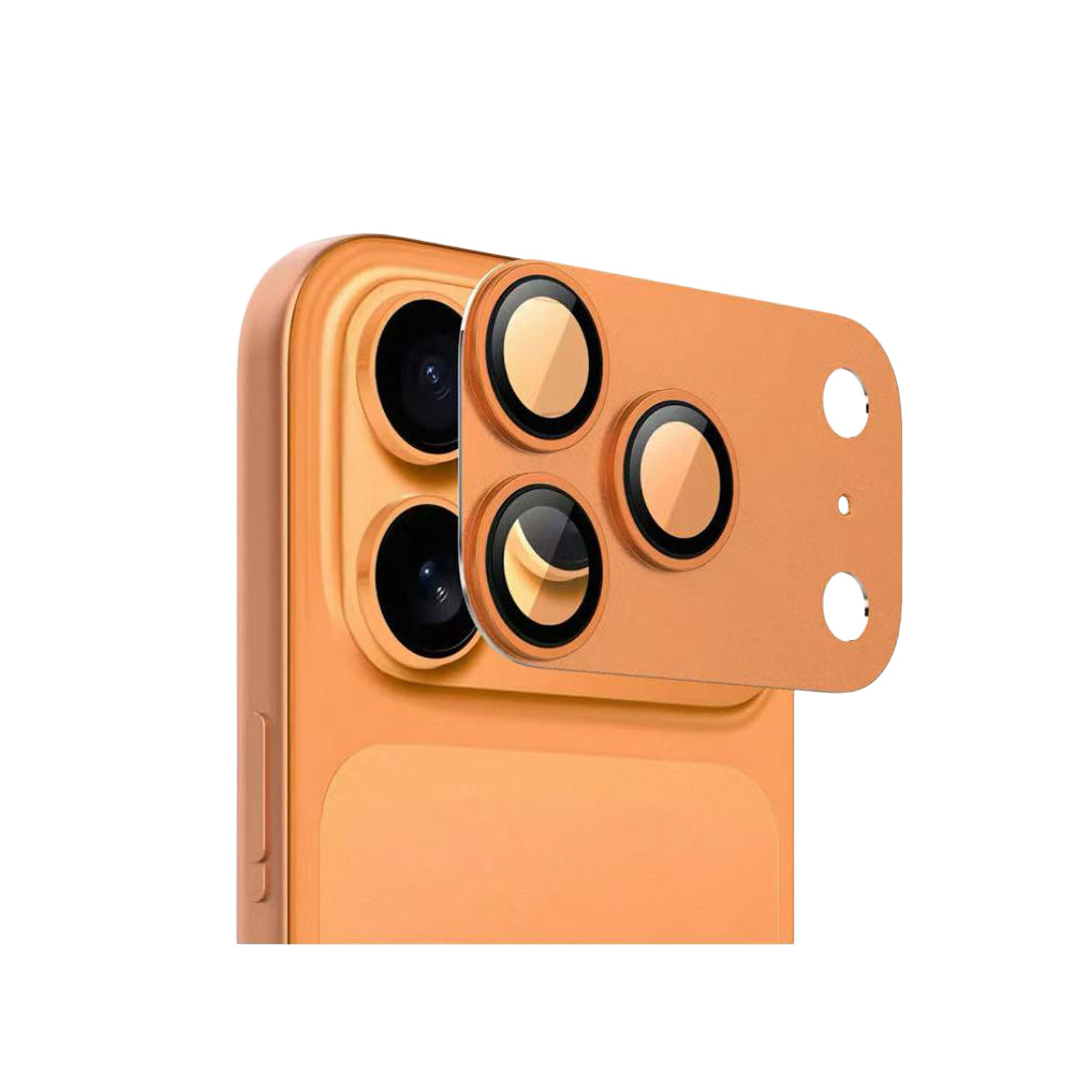 Premium 9H Corning Glass &amp; Aviation Aluminum Camera Lens Protector for iPhone 17 Pro / 17 Pro Max