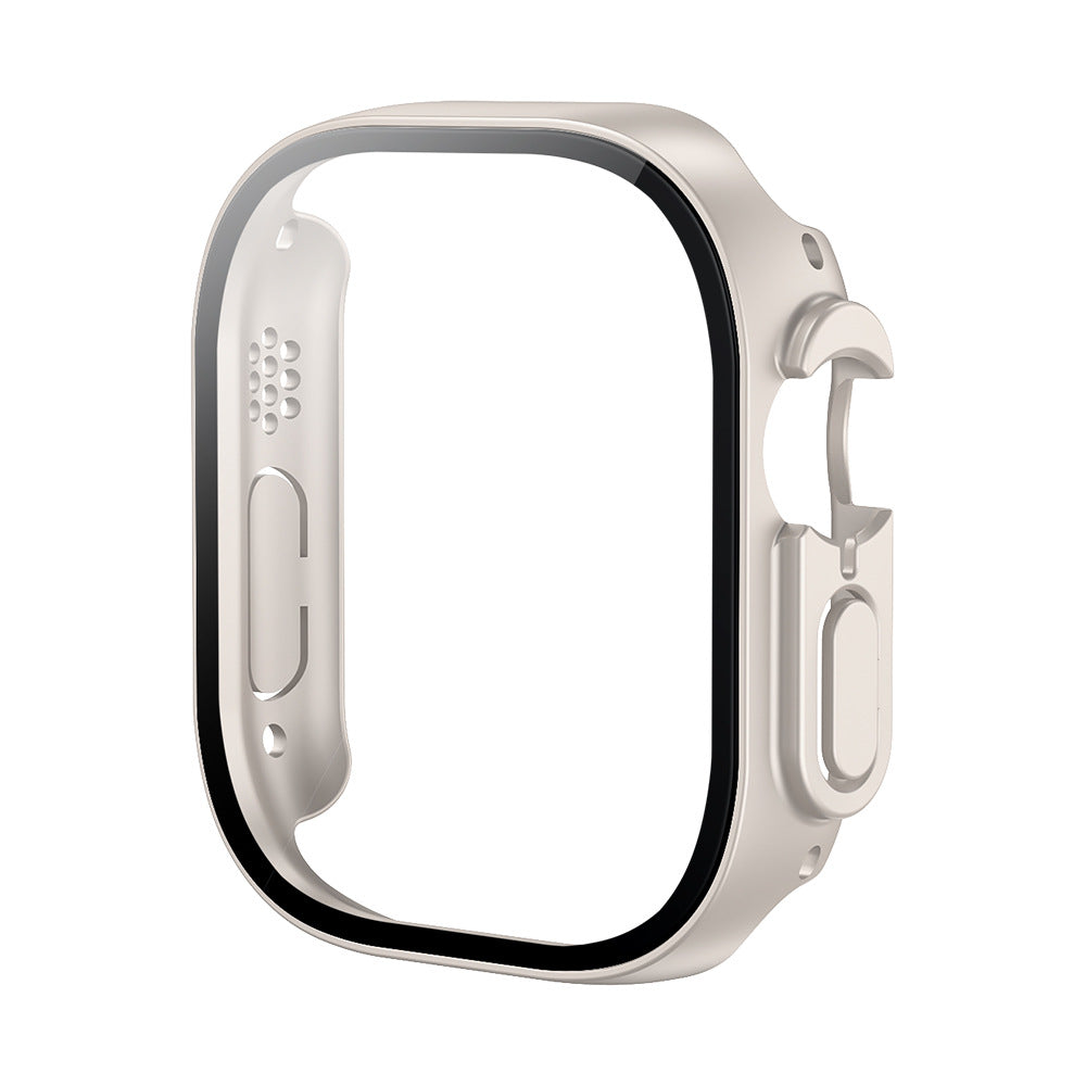 Rugged Dual-Layer Impact Protection Case with Integrated Screen Shield for Apple Watch