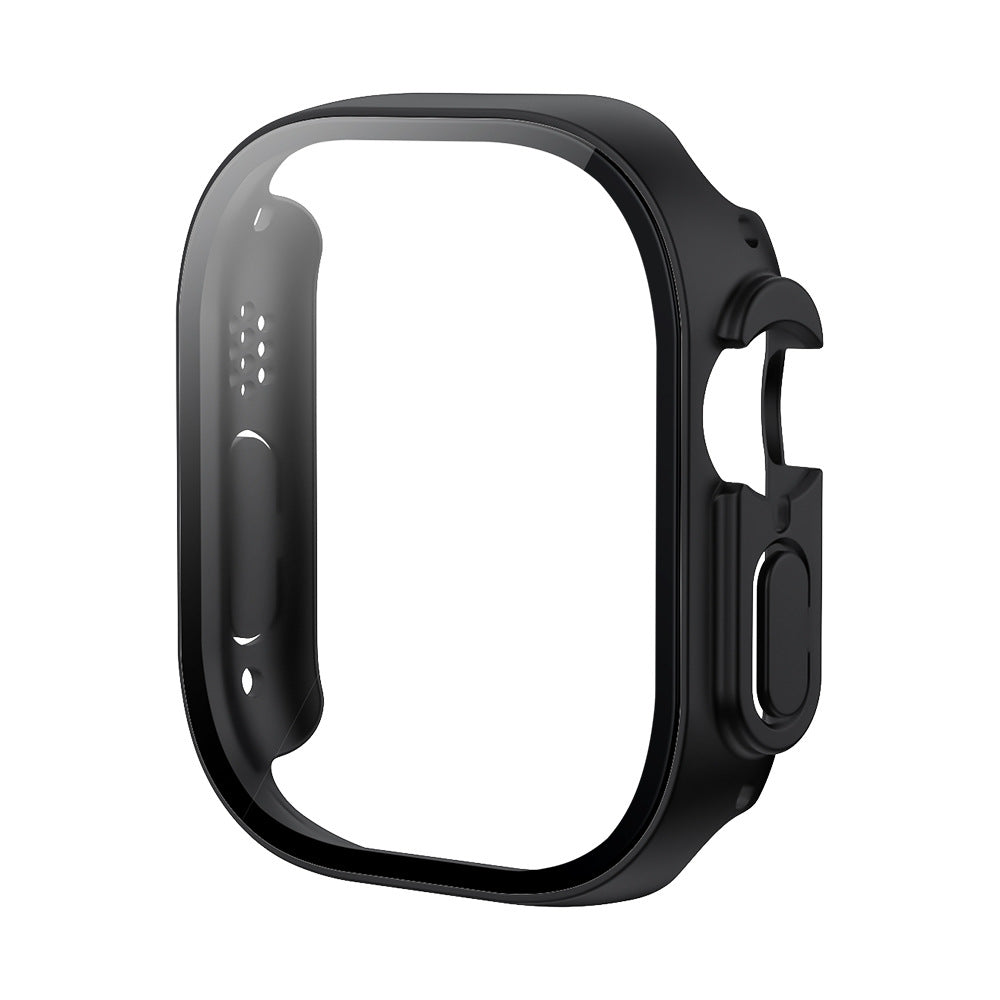 Rugged Dual-Layer Impact Protection Case with Integrated Screen Shield for Apple Watch