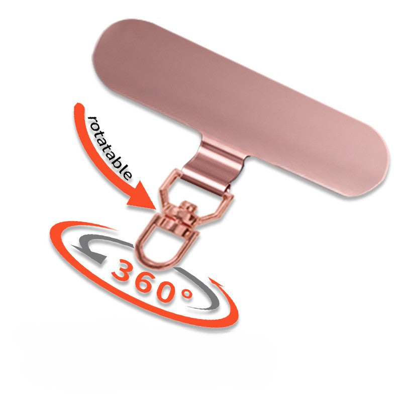 Rotatable Metal Tether Tab for Lanyard (Capsule-Shaped)