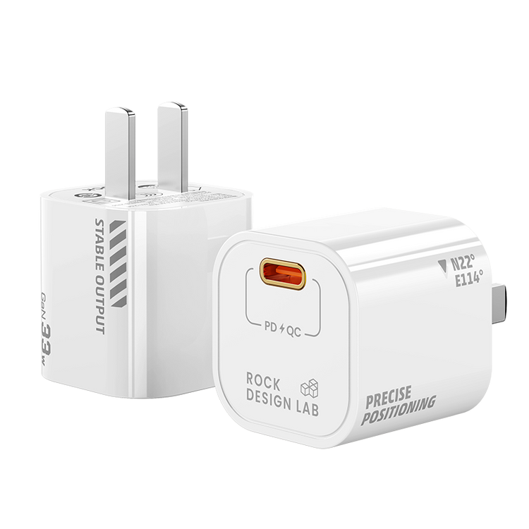 33W GaN USB-C Fast Charger Mini Power Delivery Power Adapter