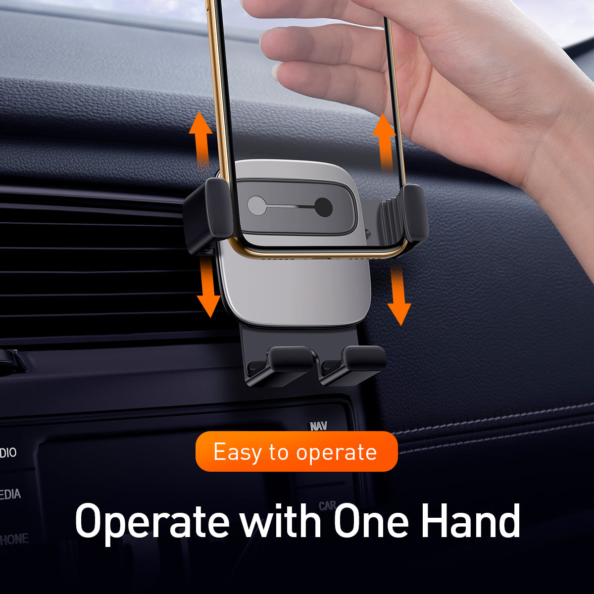 Cube Gravity Car Mount Phone Holder for Air Vents - SKmobile Canada