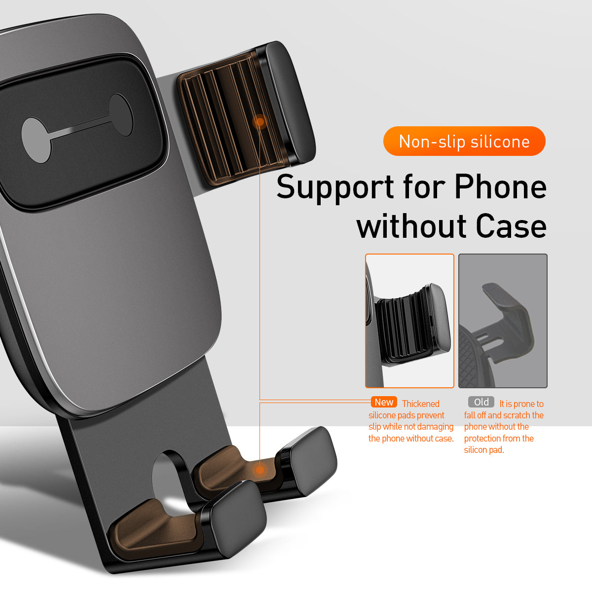 Support de téléphone pour voiture BASEUS Cube Gravity pour bouches d'aération