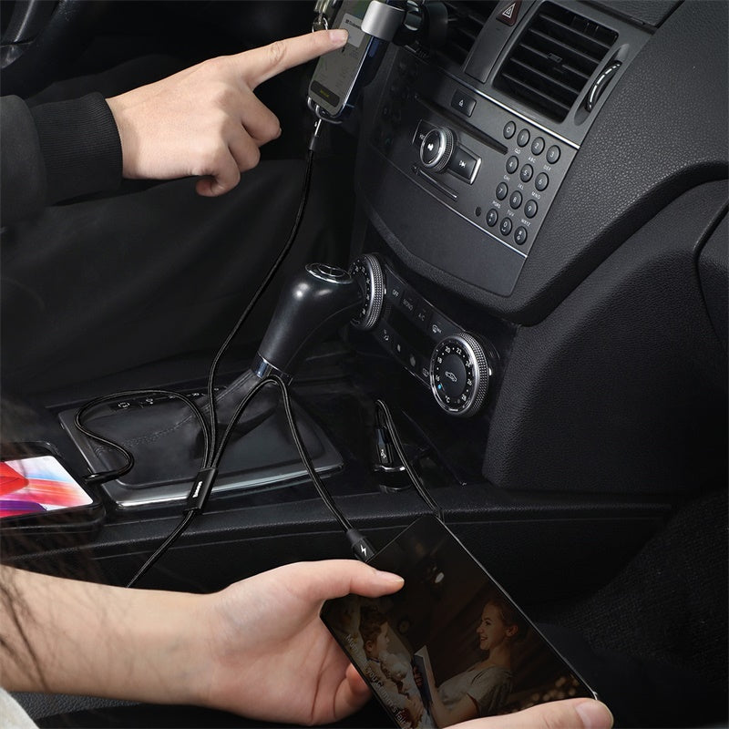 Baseus 3-in-1 USB-C to USB-C + Lightning + Micro-USB  Charge Cable (1.5m) - SKmobile Canada