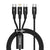 Rapid Series 3-in-1 Fast Charging Data Cable USB-C to USB-C + Lightning + Micro-USB (1.5m)