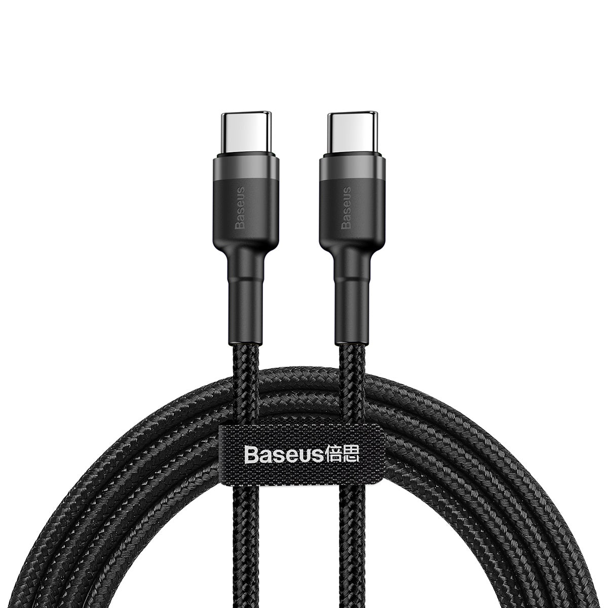 Baseus 60W Braided USB-C to USB-C Data and Charge Cable (1m) - SKmobile Canada