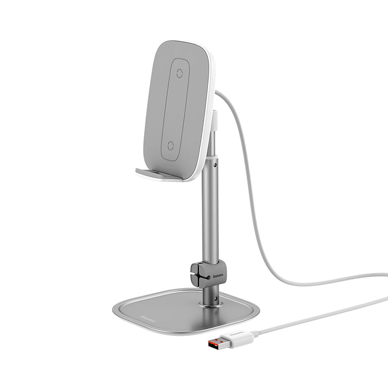 Baseus Literary Youth Desktop Bracket (Telescopic + Wireless Charging) - SKmobile Canada