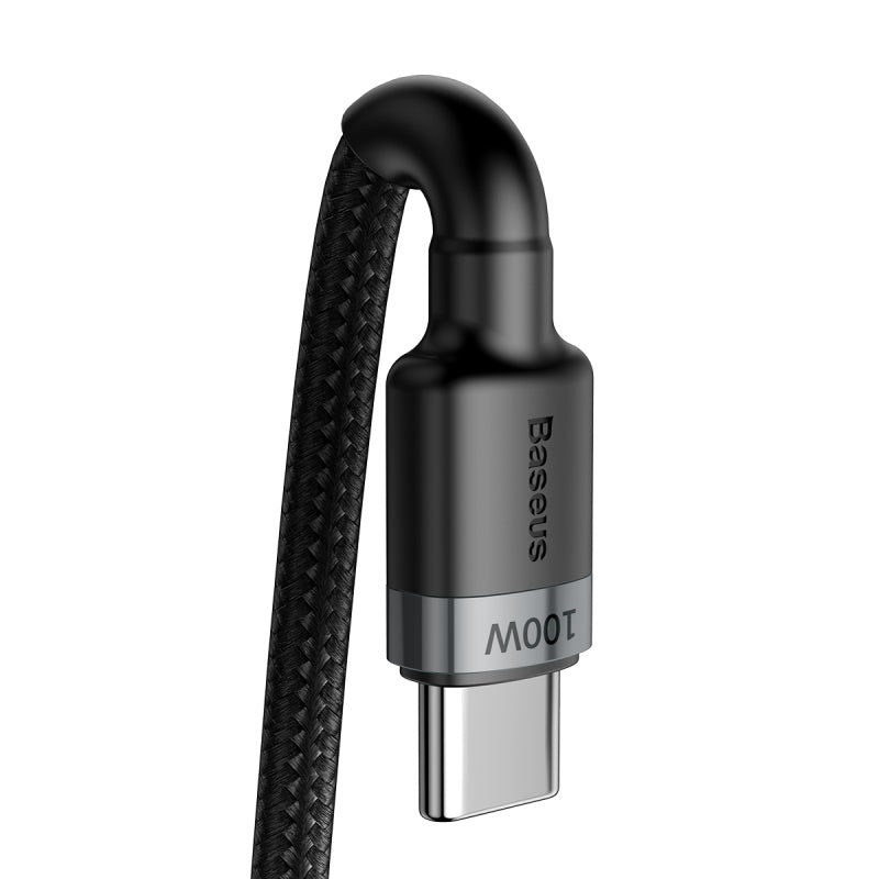 Baseus 100W Braided USB-C to USB-C Data and Charge Cable (2m) - SKmobile Canada