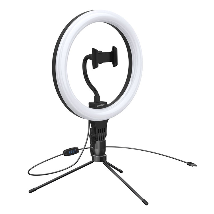 Live Stream Phone Holder with Tripod Stand and 10-inch Ring Light - SKmobile Canada