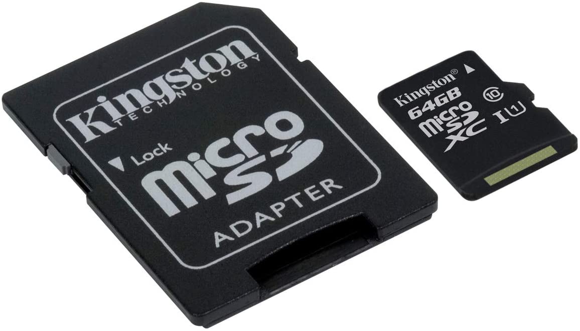 Carte mémoire microSD KINGSTON Canvas Select 64 Go microSDHC Classe 10 (64 Go)
