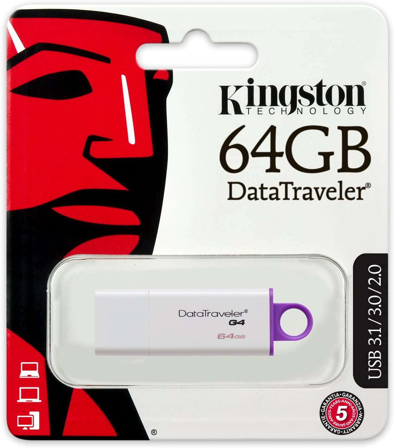 Kingston DataTraveler G4 USB 3.0 - 64GB - SKmobile Canada