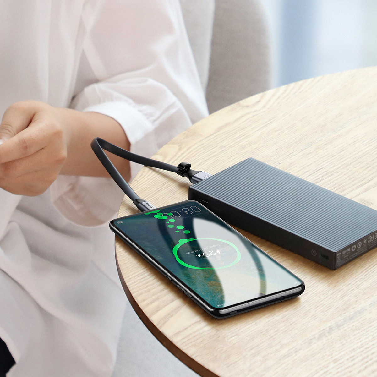 Baseus 40W USB to USB-C Data and Charge Cable (0.23m) - SKmobile Canada