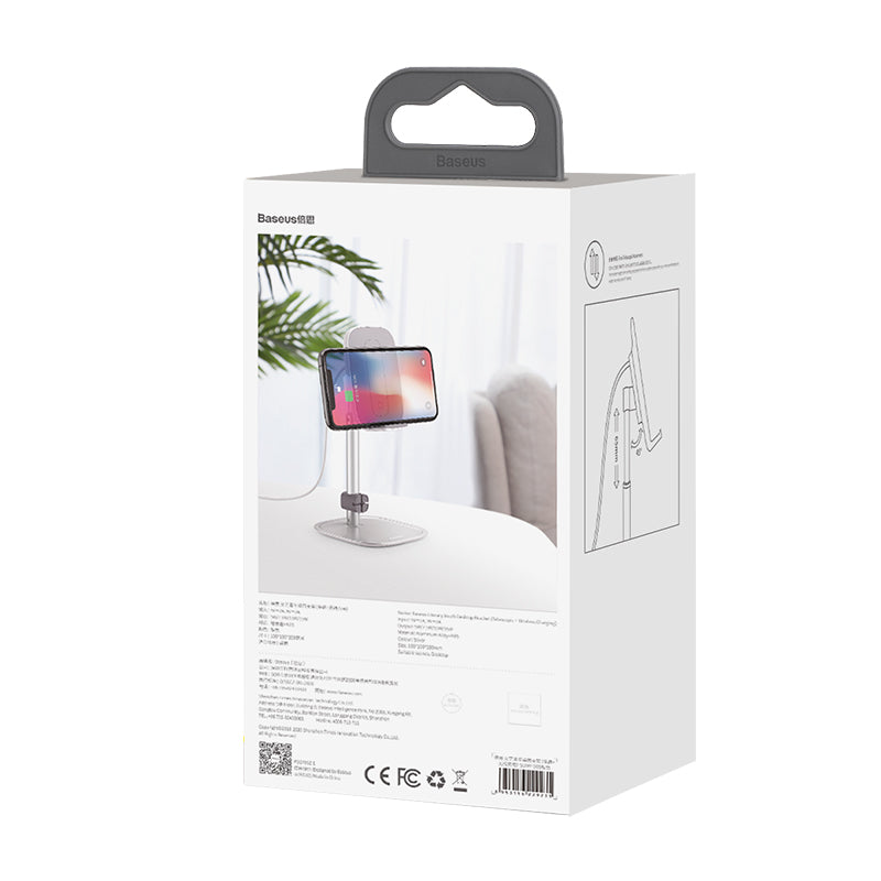 Baseus Literary Youth Desktop Bracket (Telescopic + Wireless Charging) - SKmobile Canada