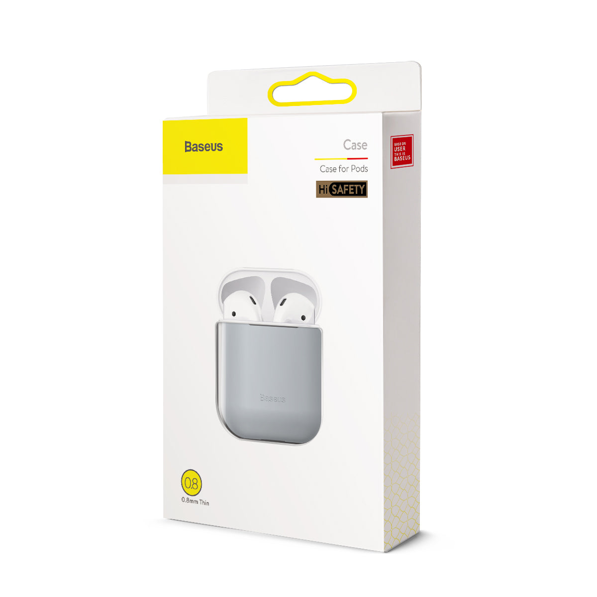 BASEUS Ultra Thin Series Silica Gel Protector Case for AirPods 1st / 2nd Gen - SKmobile Canada