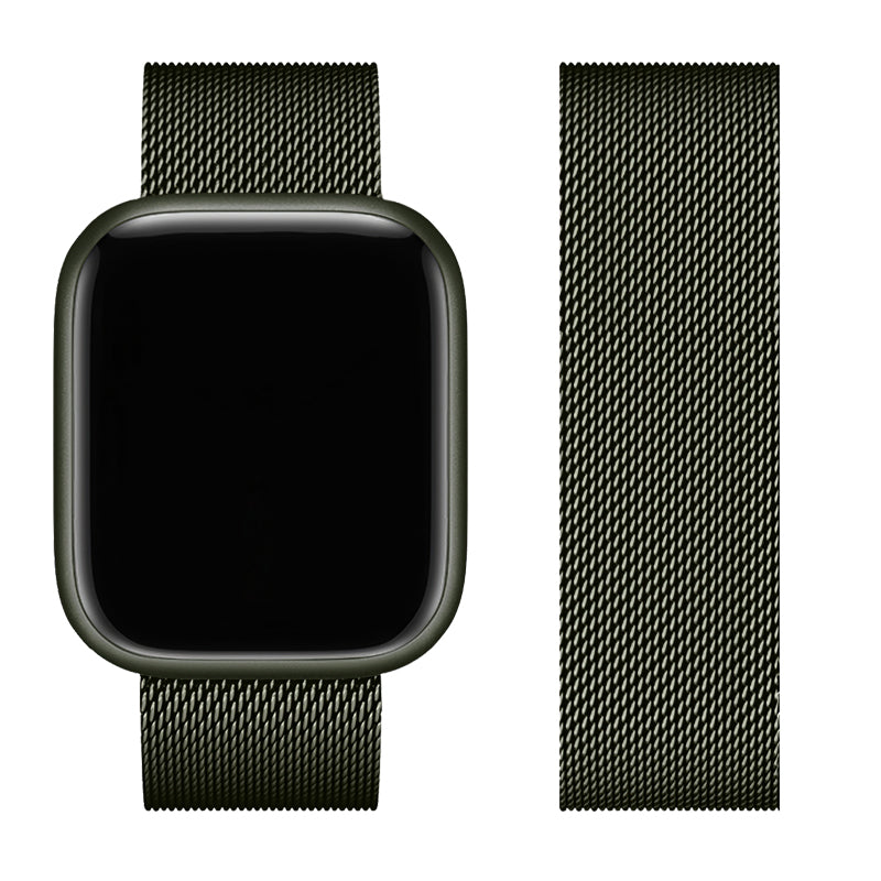 Apple Watch Band - Bracelet en acier milanais de la série Simple Beauty