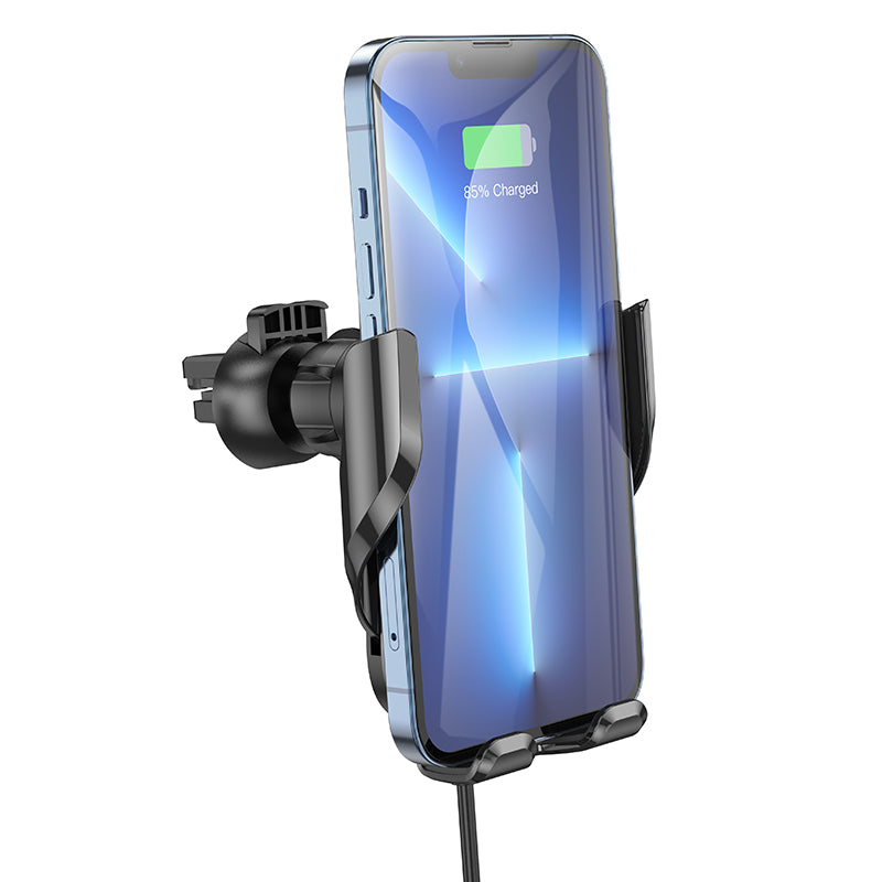 Wireless Charging Car Mount w/ Auto Clamping - SKmobile Canada