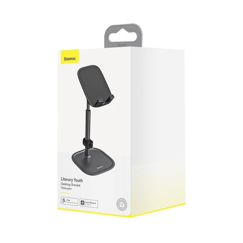 BASEUS Literary Youth Desktop Telescopic Phone and Tablet Holder (Height Adjustable) - SKmobile Canada